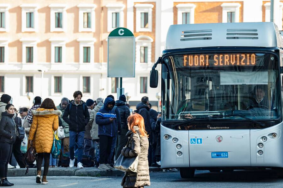 В Италии сегодня проходит забастовка общественного транспорта