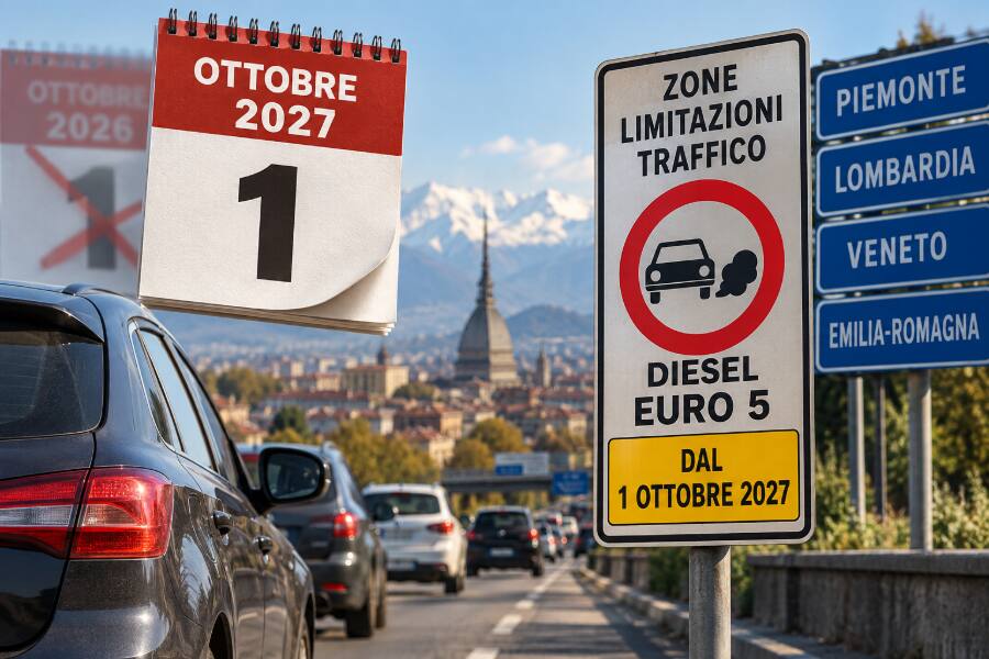 Италия отложила запрет на дизельные автомобили Euro 5 до 2027 года