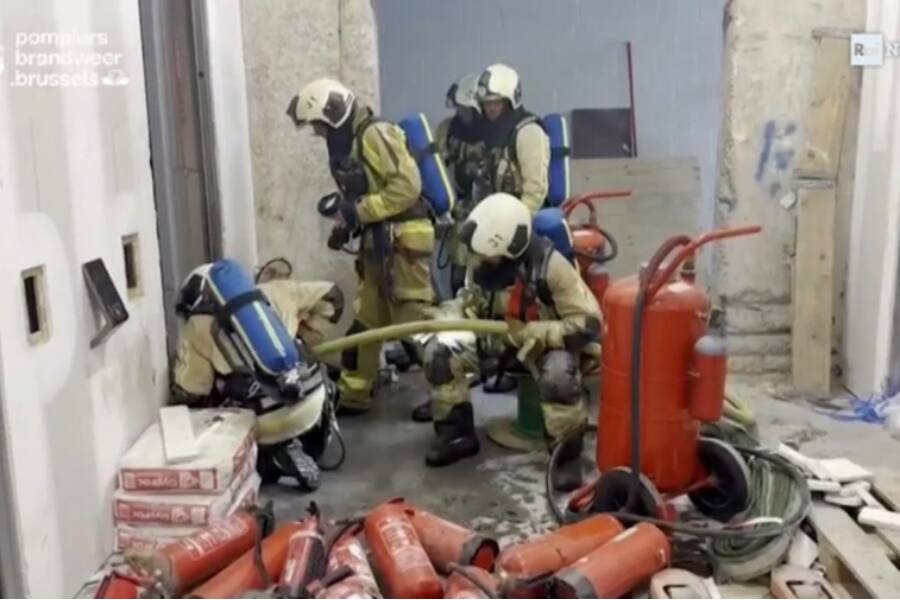 Пожар в центре Брюсселя унёс жизни не менее пяти человек