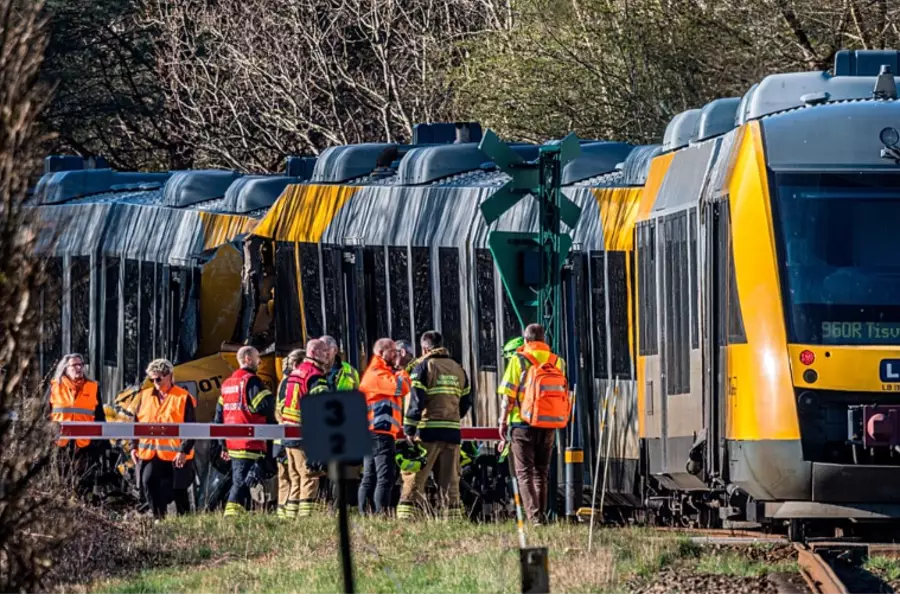 В Дании столкнулись два пассажирских поезда, 17 человек ранены
