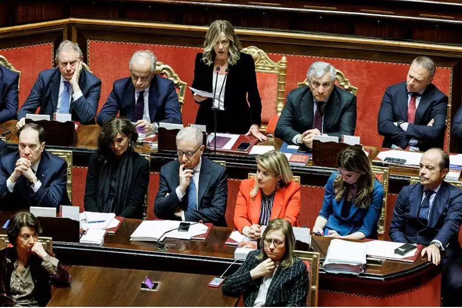 Мелони сделала доклад в Сенате в рамках подготовки к Европейскому совету