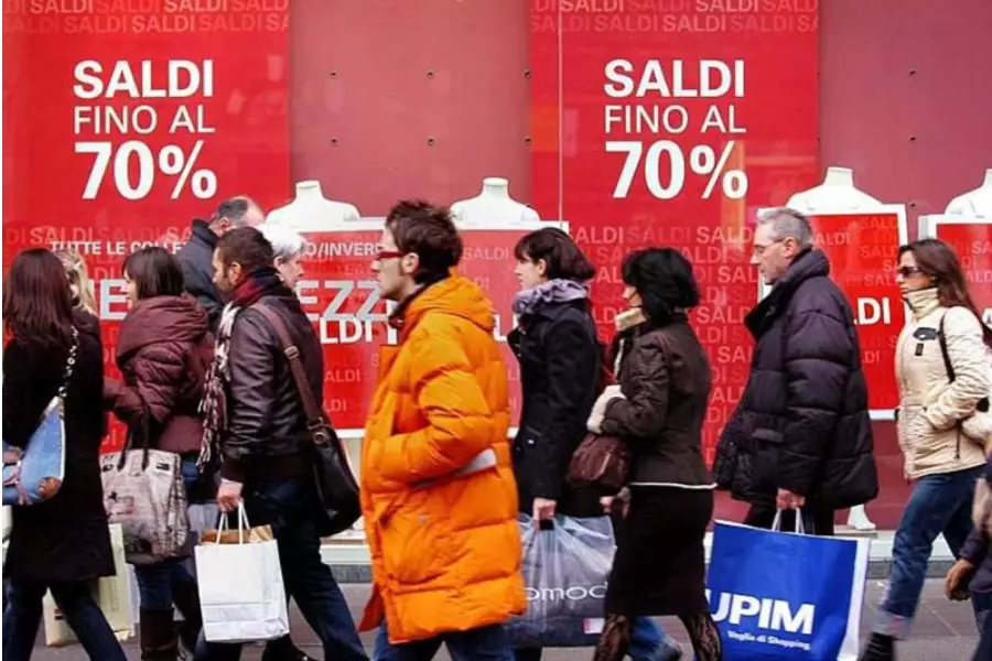 3 января 2026 года: зимние распродажи начались в большинстве регионов Италии
