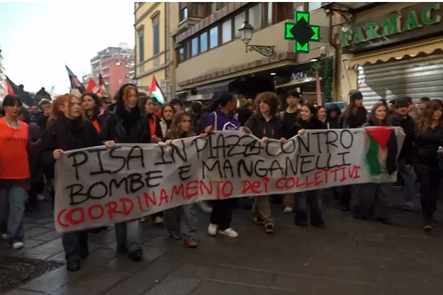 «Свободная Палестина»: марши в Риме, Милане, Флоренции и Тренто. 5 тысяч демонстрантов в Пизе завершилась