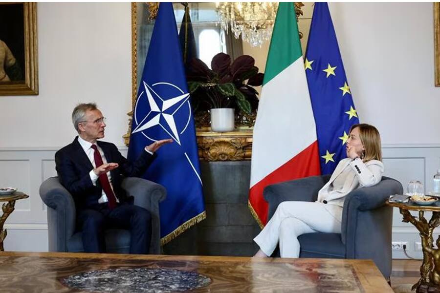 Встреча Столтенберга с Мелони: «НАТО должно противостоять вызовам на южном фланге»