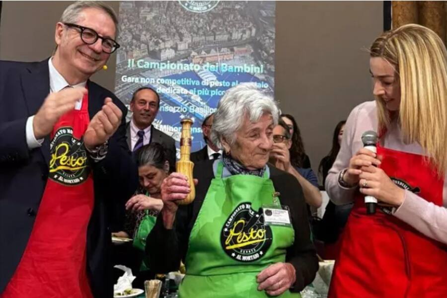 85-летняя итальянка выиграла чемпионат мира по песто