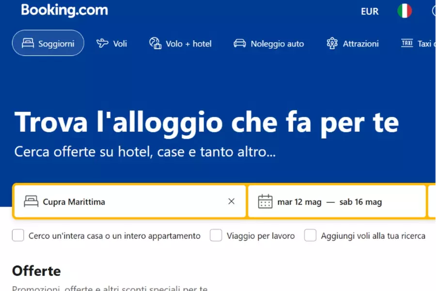 Италия начала антимонопольное расследование против Booking.com