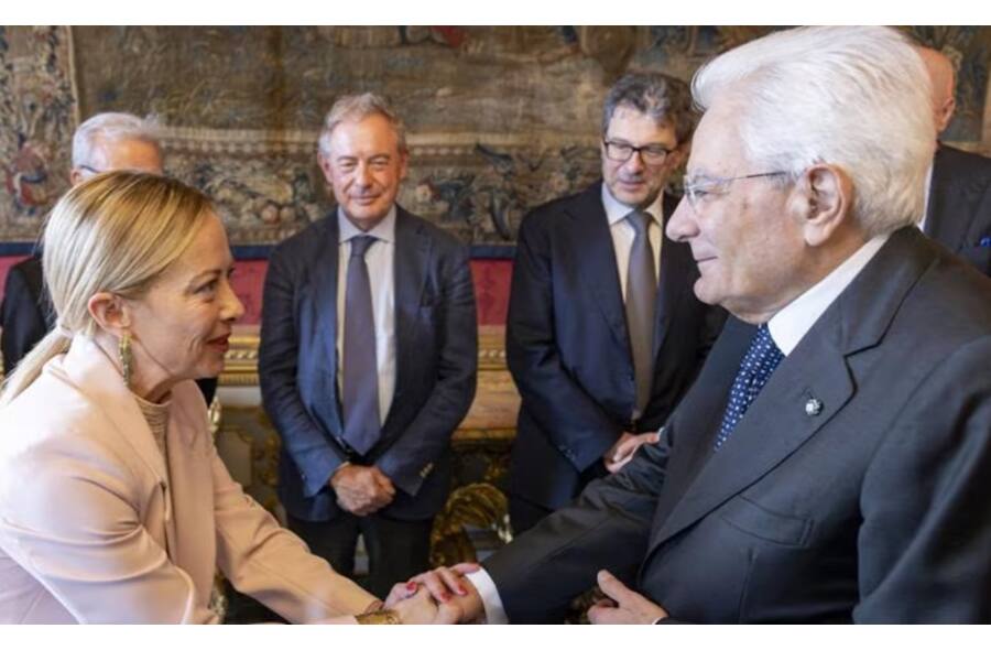 Джорджа Мелони встретилась с президентом Маттареллой из-за дела Гарофани