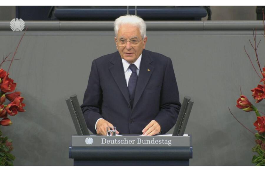 Сержио Маттарелла в Берлине: церемония «Приза президентов» и День национального траура